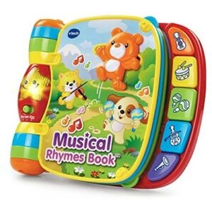 VTech Musical Rhymes Book, Red Infant Baby Toddler Toy